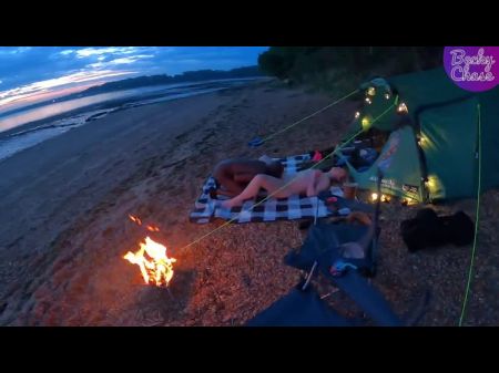 Young Ash-blonde Cuckold Fucks Her Big Black Cock Bull While On Holiday Camping With Spouse
