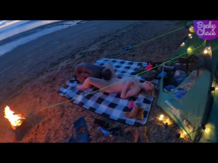 Young Ash-blonde Cuckold Fucks Her Big Black Cock Bull While On Holiday Camping With Spouse