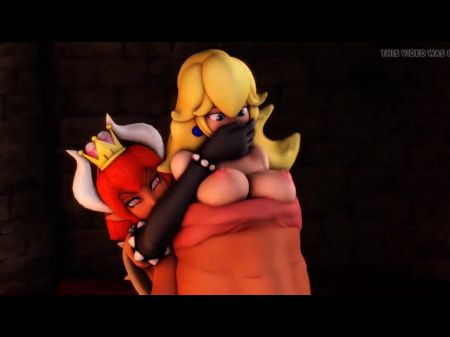 BOWSETTE COCK VORE Peach by Tooaterking ، Porn 4E 
