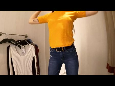 Fit Chick Attempt - On Haul Slim Fit Jeans Trousers: Free Porno 1e