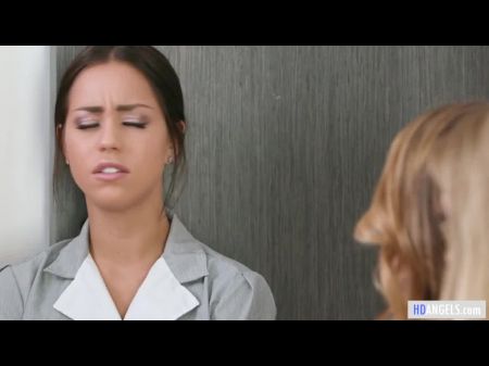 Spoiled Bitch Tricked By A Maid And A Friend: Free Porno 79