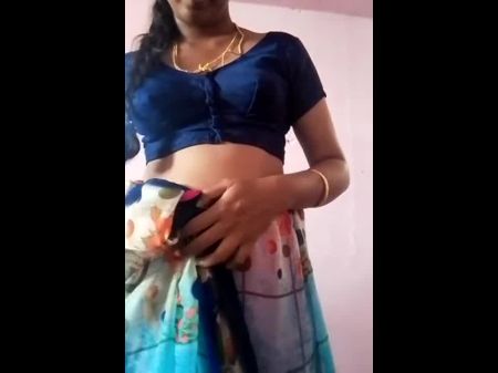 Tamil Aunty’s Saree Strip Naked Display , Porno A2