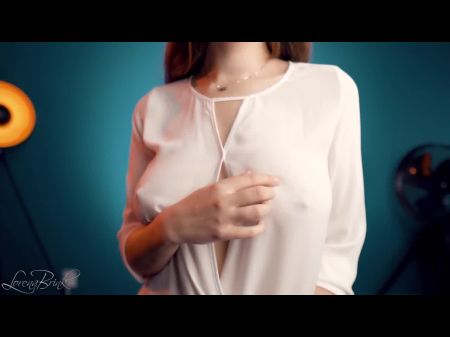 Weiße Bluse Tease: Kostenloses HD -Porno -Video 3B 