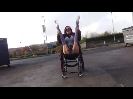 Dama de silla de ruedas: Proyecto Voyeur HD Porn Video 6B 
