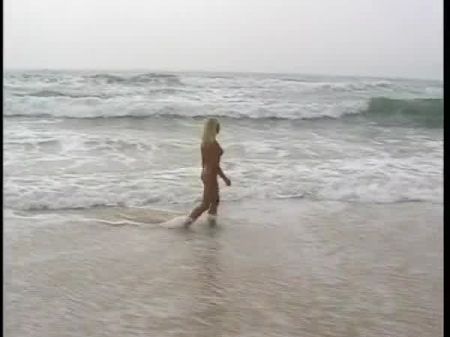 Fair Haired Fucked On The Beach , Free Brutal Bang-out Porno Vid 8b