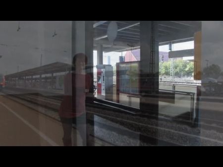 Intercourse In The Train Station - Public With Popp Sylvie: Porno Fe