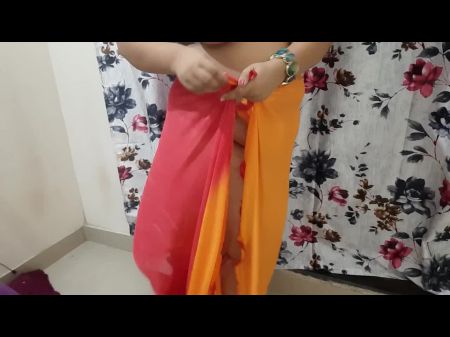 Desi Village Bhabhi Switching Her Clothes In Bedroom With Camera On