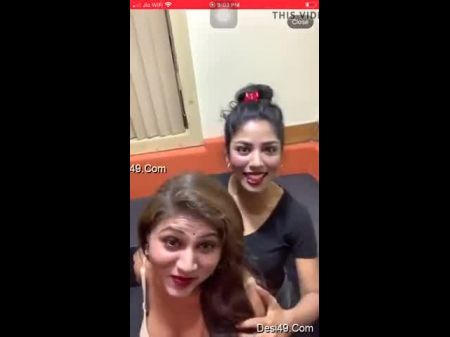 A Duo Of Indian Models Demonstrating Jugs , Pornography D9