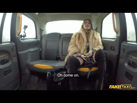Ava Austen Rails A Fat Black Fuck Stick On The Backseat