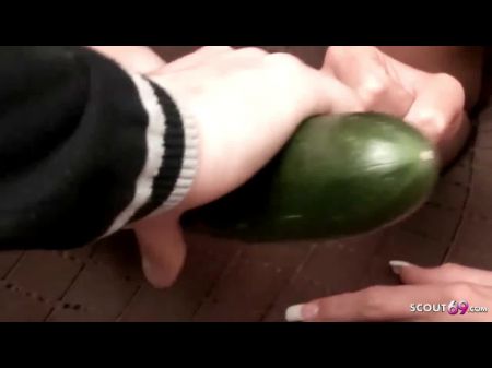 German Yam-sized Melons Cougar Kada At Cucumber Yam-sized Fuckpole Switch Sexual Intercourse