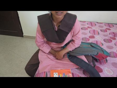 Hot Indian Desi Student fickte mit Lehrer im Coching -Raum im Dygy -Stil und im klaren Loud Speak Talk in Hindi 