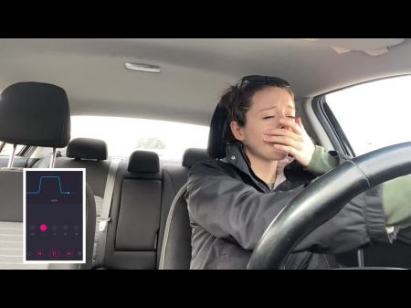 Going Through The Drive Thru With My Chubby In Attempting Stiff Not To Jizm