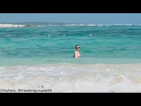 Society Beach Banging On Caribbean Beach Blowjob Society Sex