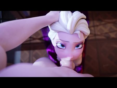 Elsa Gargles Toon With Sound , Hd Porn Dc