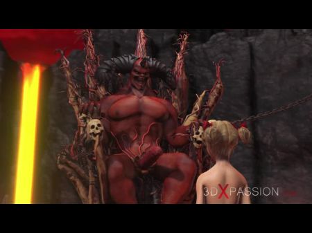 Demon Fucks Stiff A Superb Nubile Student In The Ebony Inferno