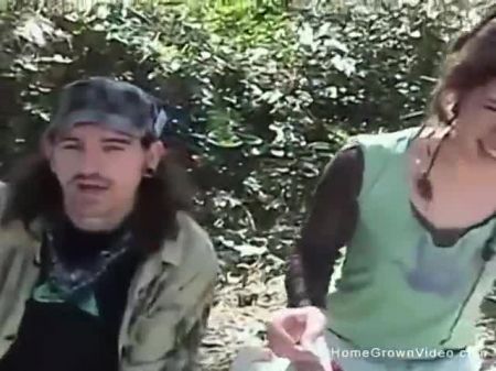 Real Inexperienced Hippie Duo Shagging In Public: Free Porno E4