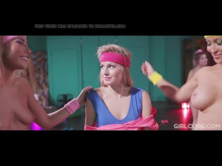 Aerobics Class Leads To Lesbian Ejaculating Hump