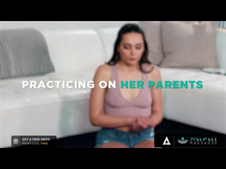 Nuru Massage - Huge-titted Milf Sheena Ryder And Suspended Teach Stepdaughter About Blessed Endings