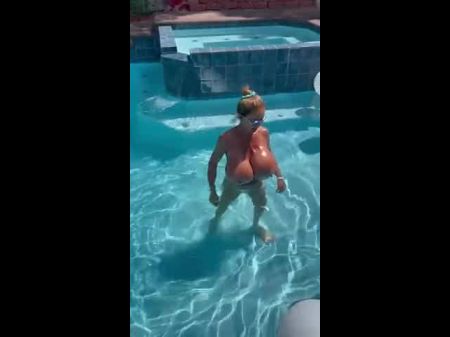 Minka - Hefty Boobies Float In The Pool 2021: Free Porno Ba
