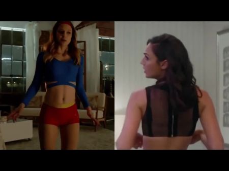 Melissa Benoist vs Gal Gadot, Livre Melissa Benoist Supergirl HD Porn 