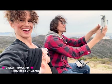 Omg Drone Footage Of Jewish Step Mother And Stepson Having Real Public Bang-out With Vibewithmommy