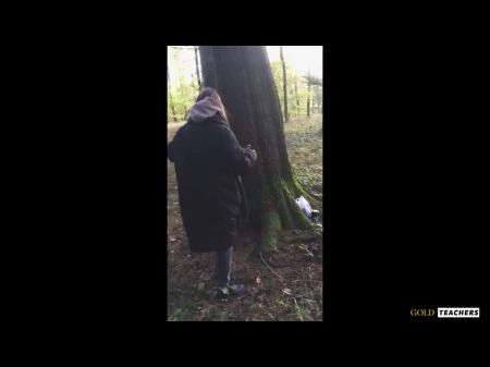 Russian Nymph Gives A Blow-job In A German Woods Family Domestic Pornography