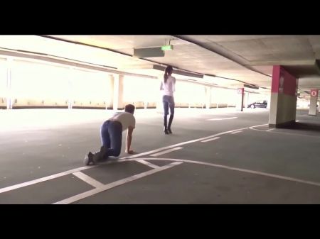 Escravo exposto no estacionamento público, pornô grátis 98 