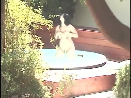 Pregnant Damsel Gets Her Cooch Ate By The Jacuzzi