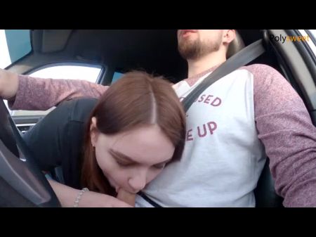 Delicious Oral Job While Driving A Plenty Of Spunk On Tits: Pornography D2