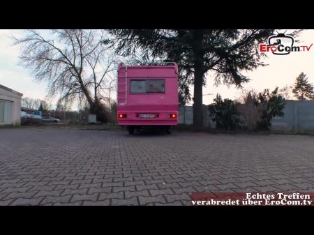 Old Perv Grandfather Picks Up German Teenager Street Hooker In Car