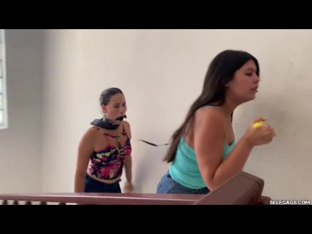 Wild Cousin Wants Wire Restrain Bondage And Ball Gag: Free Porn B1