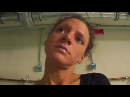 Mind-blowing German Brown-haired Sucking And Riding A Loaded Trunk In Point Of View