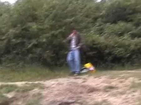 A Slim Looking German Teen Getting Fucked Near The Lake