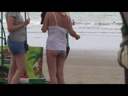 Hairy Step Mom Wifey On The Beach Part 2 Flasher Fucking