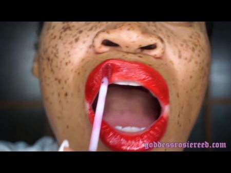Red Lipstick Fetish Joi Alentoment Lip Fetish Rosie Reed 