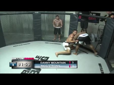 Stacy Adams Leaps On The Winners Chisel In The Mma Cell And Drinks His Jism