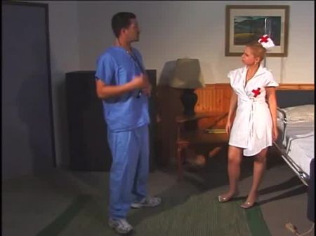 Randy Physician Gets To Coition A Lusty Blonde Nurse On A Polyclinic Sofa