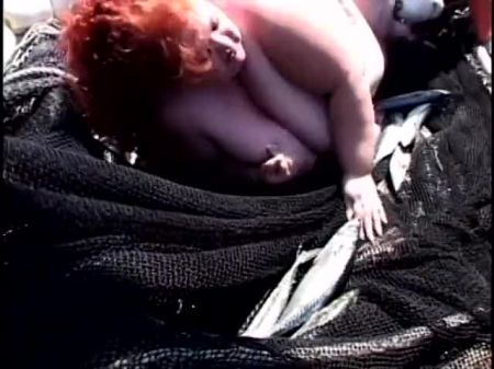 Lifeguard Ginger-haired Gets Poked By A Guy Onboard A Ship