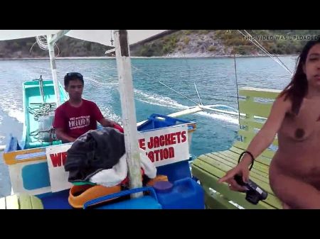 Filipino Naturist Duo Naked Boat Excursion , Pornography 42