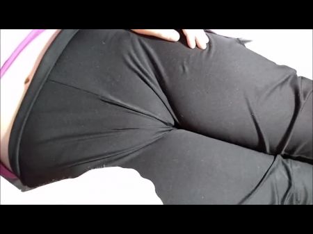 Large Cum-shot On Yoga Pants Camel Toe Humid Stretch Pants Cunt Pov