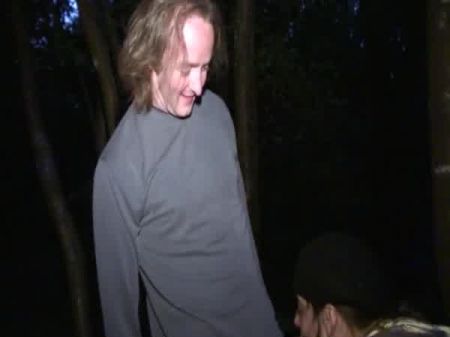 Kinky French Damsel Getting Screwed By 2 Cocks In The Woods