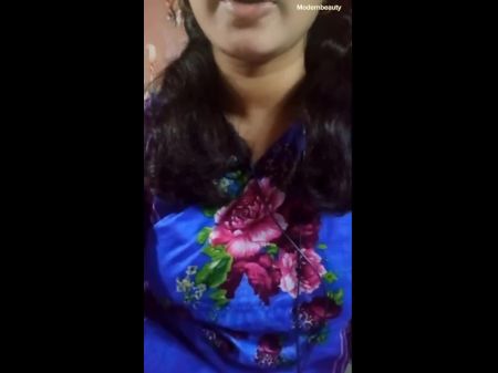 Amazing Horny Lady With Blue Dress . Magnificent Bhabi Friggings Her Cock-squeezing Cootchie . Bangla Talking