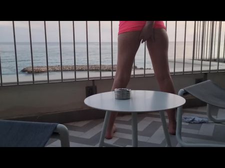 Display And Naked On The Balcony – Dump Geyser