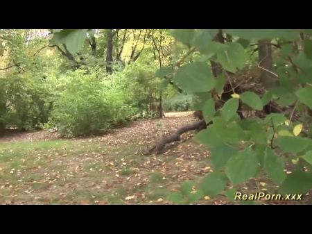 Buxom Cougar Sumptuous Susi Fucked In Nature