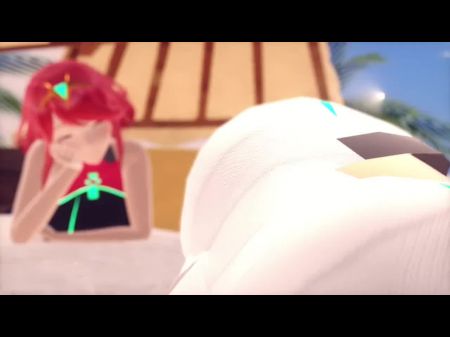 Xeno Summer Part1 (hentai Mmd)