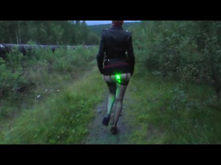 Summer Walk With Lights Up In My Bum