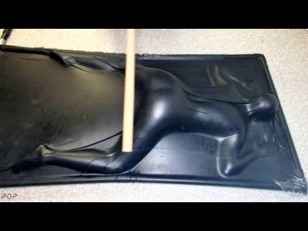 Face Down & Bootie Up In A Vacbed - Wondrous Sub Female Gets Influence Play Then Pops In A Latex Vacbed