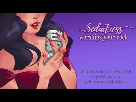 Seductress Idolizes Your Spunk-pump - Ball Wanking - Softcore Audio