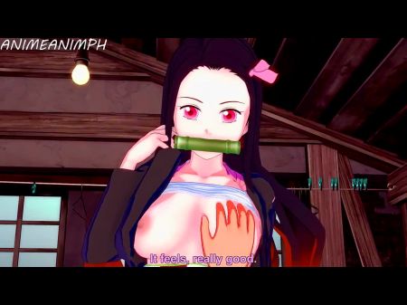 Nezuko te permite follarla infinitamente con Creampies Demon Slayer Anime Hentai 3D Compilación 