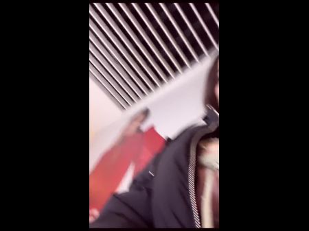 Tik - Tok Model Riskily Bangs Her Fuckbox At The Mall Making Her Spray